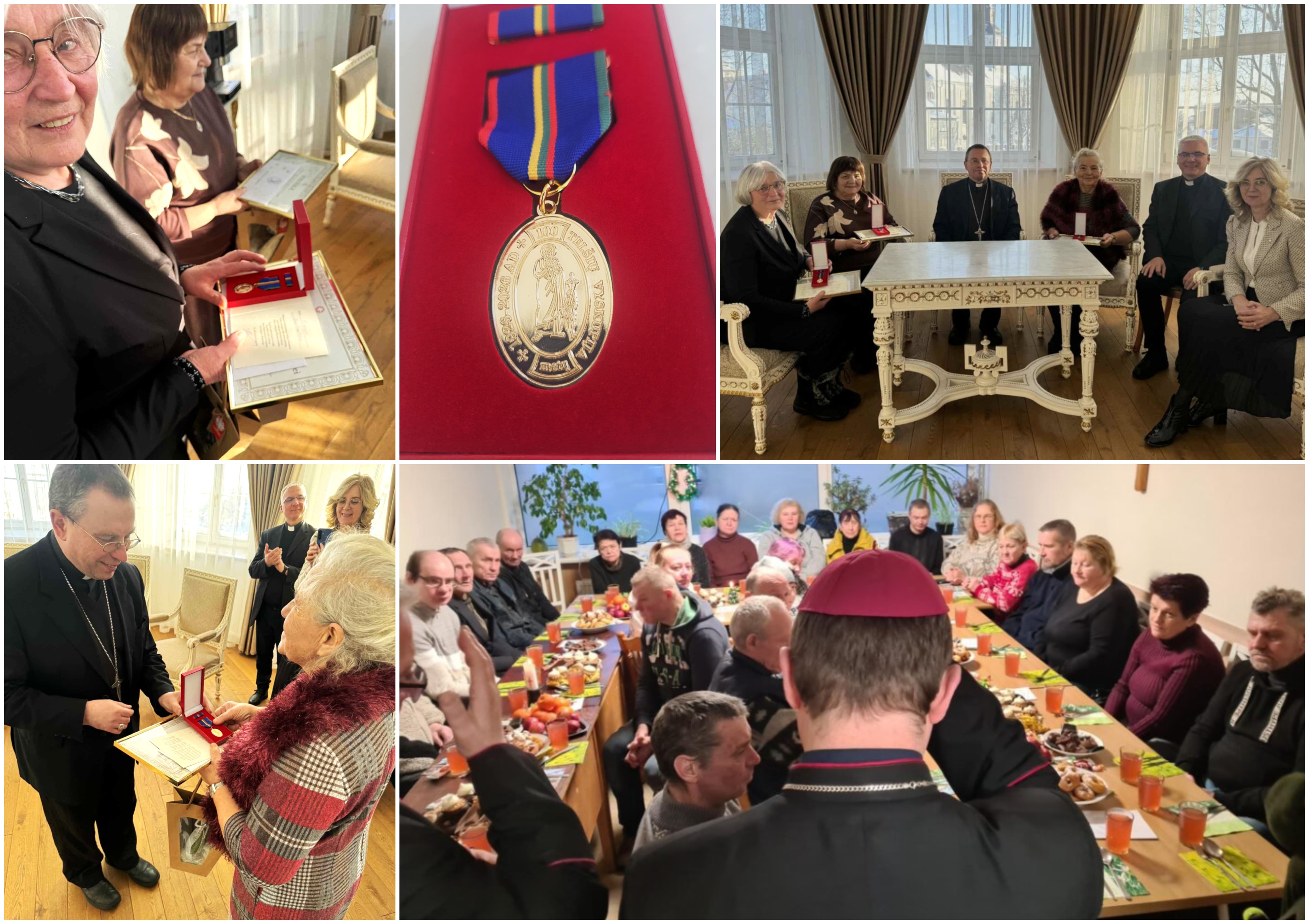 Ilgametėms Telšių Caritas savanorėms – vyskupijos 100-mečio apdovanojimas